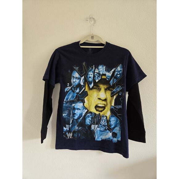 WWE 2013 Wrestlemania Kids Navy Blue Tee - Picture 5 of 5